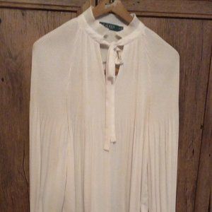RAULEN RALPH LAURER VERY ELEGANT WHITE BLOUSE IN PERFECT CONSITIOS